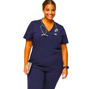 FIGS Catarina Classic fit soft Stretch Medical Scrub Top & Bottom